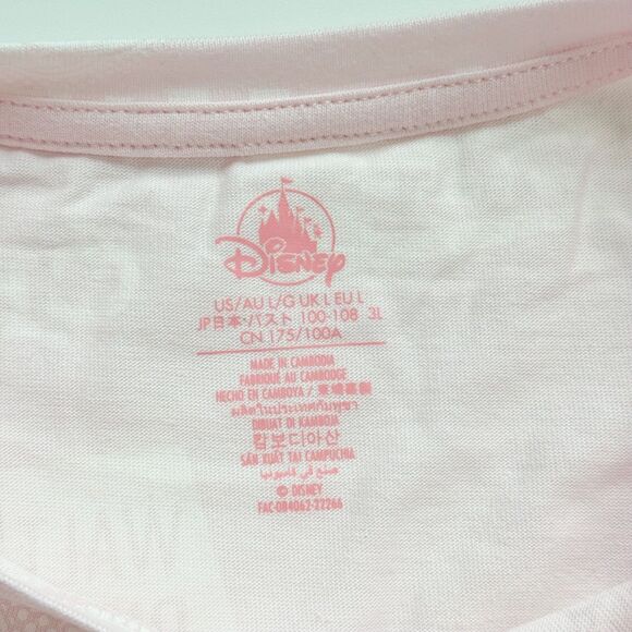 NWT Minnie Mickie Mouse Tee Dress Disney Parks Vacation Spring Break Baby Pink L - Picture 5 of 12